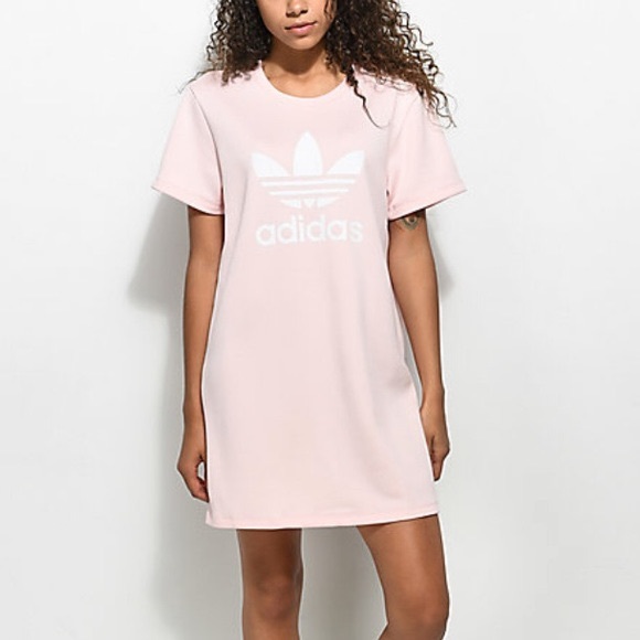 Adidas Pink tee dress - Picture 1 of 2